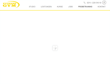 Tablet Screenshot of fitnessgym-erkrath.de